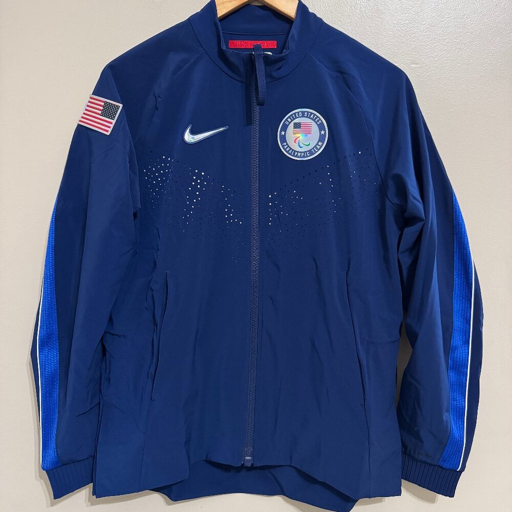 Nike Paris 2024 Paralympic Team Issued USA Olympic Jacket Women’s L $400 NEW